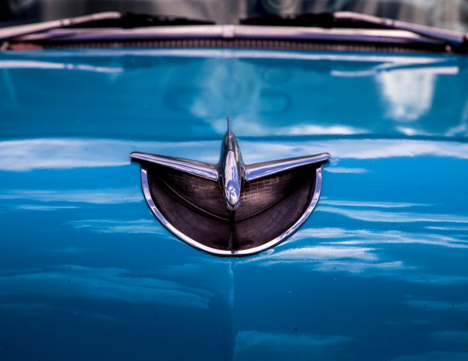 Chrome Chevrolet Bel Air Emblem