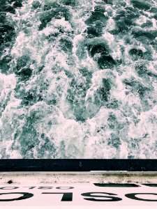 White Water Raft On Body Of Water