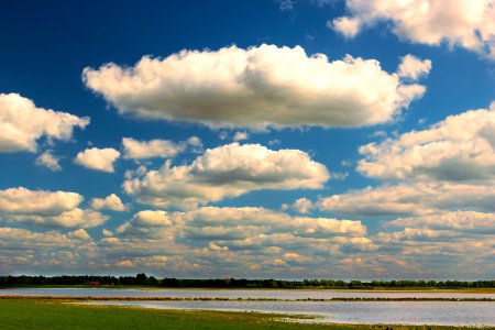 Sky Cloud Cumulus Grassland photo