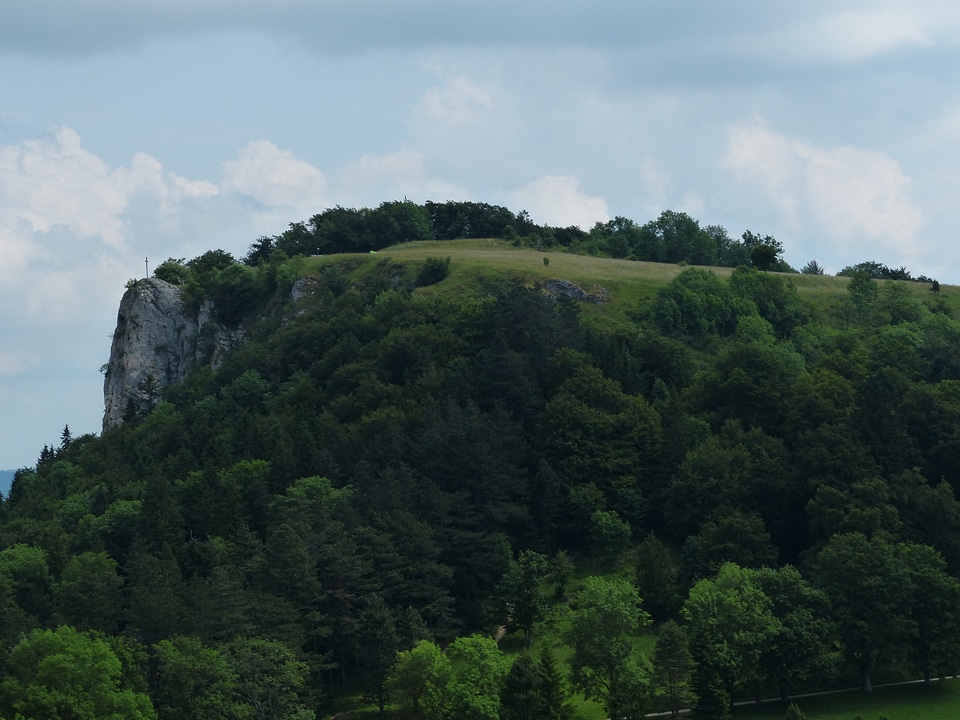 Cross summit cross swabian alb