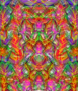 Purple Pattern Kaleidoscope Psychedelic Art photo