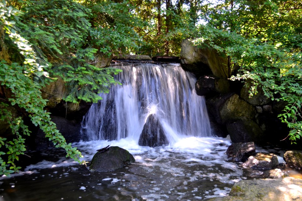 Waterfall Nature Water Watercourse photo