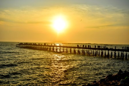 Sea Horizon Sky Pier photo