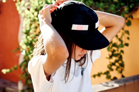 Fashion Accessory Headgear Shoulder Sun Hat photo