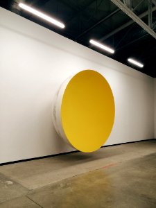Yellow And White Bowl On Wall
