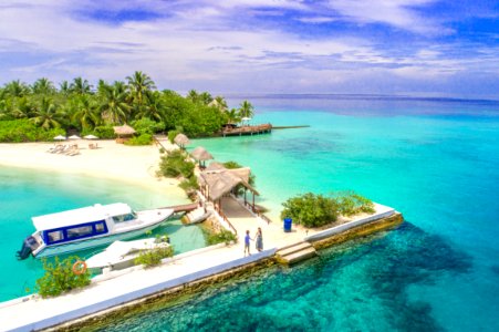 High Angle Photography Of Islet Beach Resort