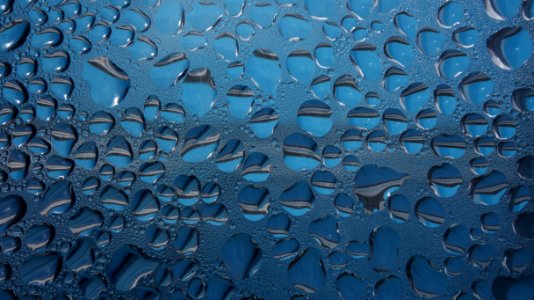 Blue, Water, Azure, Drop
