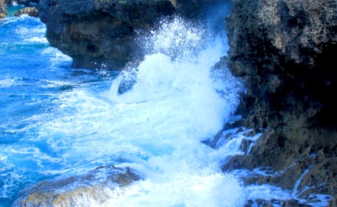 Water, Body Of Water, Rock, Wave