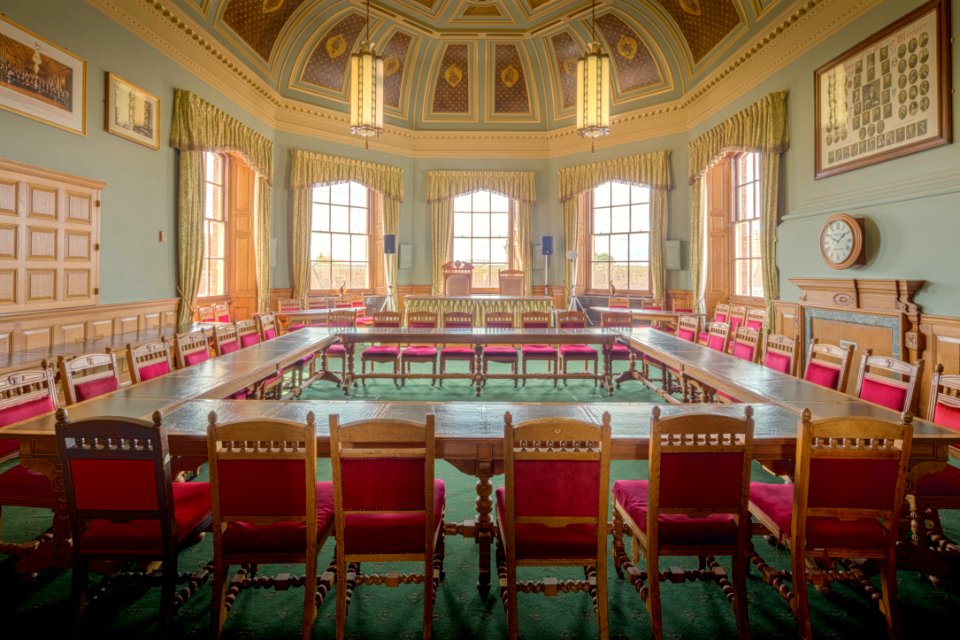 Function Hall, Conference Hall, Table, Interior Design
