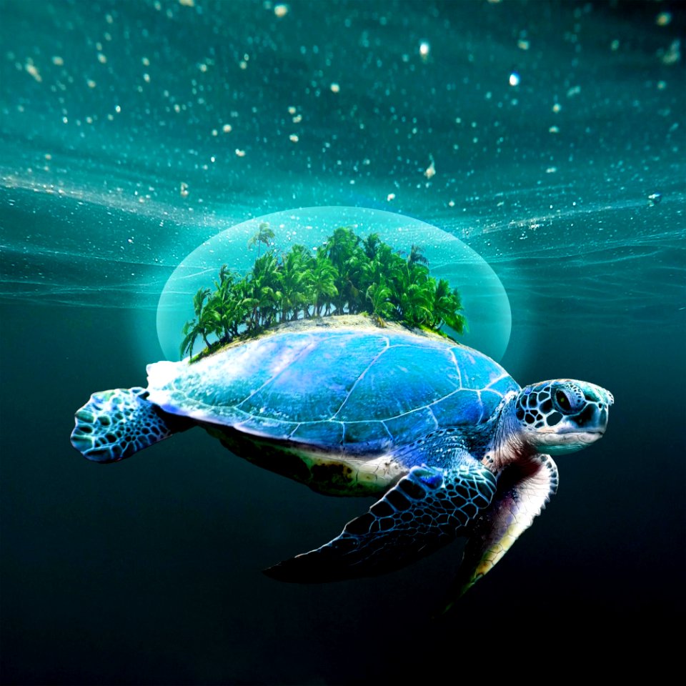 Sea Turtle, Loggerhead, Water, Turtle