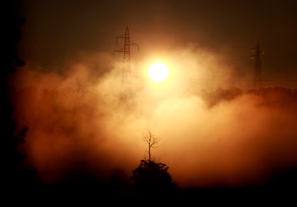 Sky, Atmosphere, Mist, Sunrise