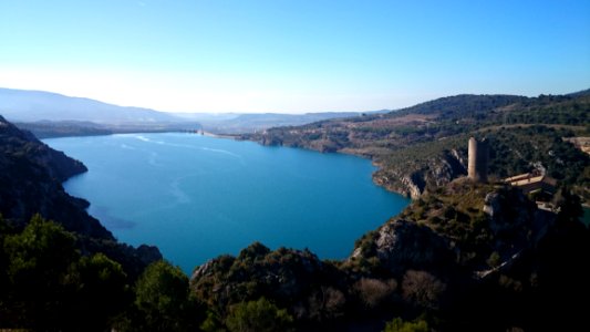 Lake, Sky, Reservoir, Crater Lake