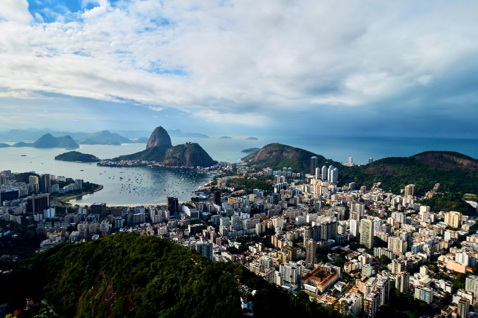 City, Sky, Sea, Cityscape