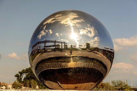 Sky, Reflection, Sphere, Dome photo