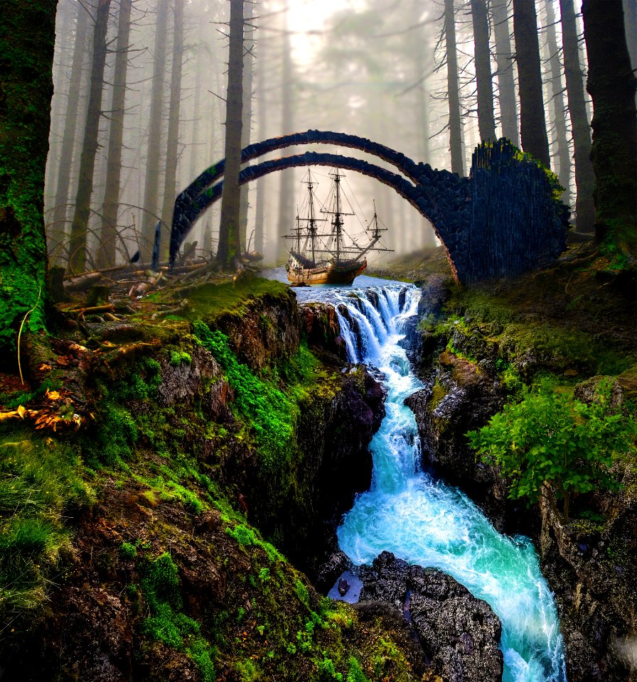 Water, Nature, Body Of Water, Waterfall