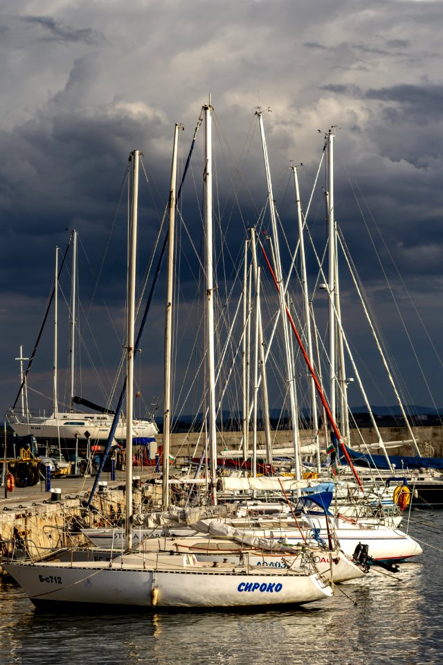 Sky, Marina, Water, Harbor photo