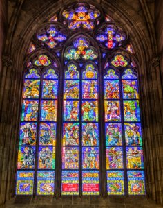 Stained Glass, Glass, Gothic Architecture, Window photo