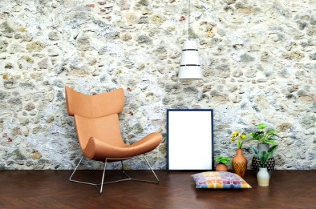 Wall, Interior Design, Chair, Furniture photo