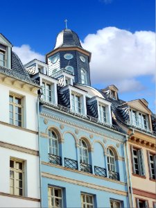Building, Landmark, Classical Architecture, Town