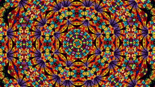 Kaleidoscope, Pattern, Symmetry, Design photo