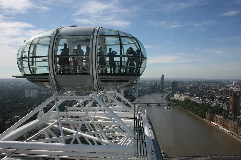 London eye river thames london