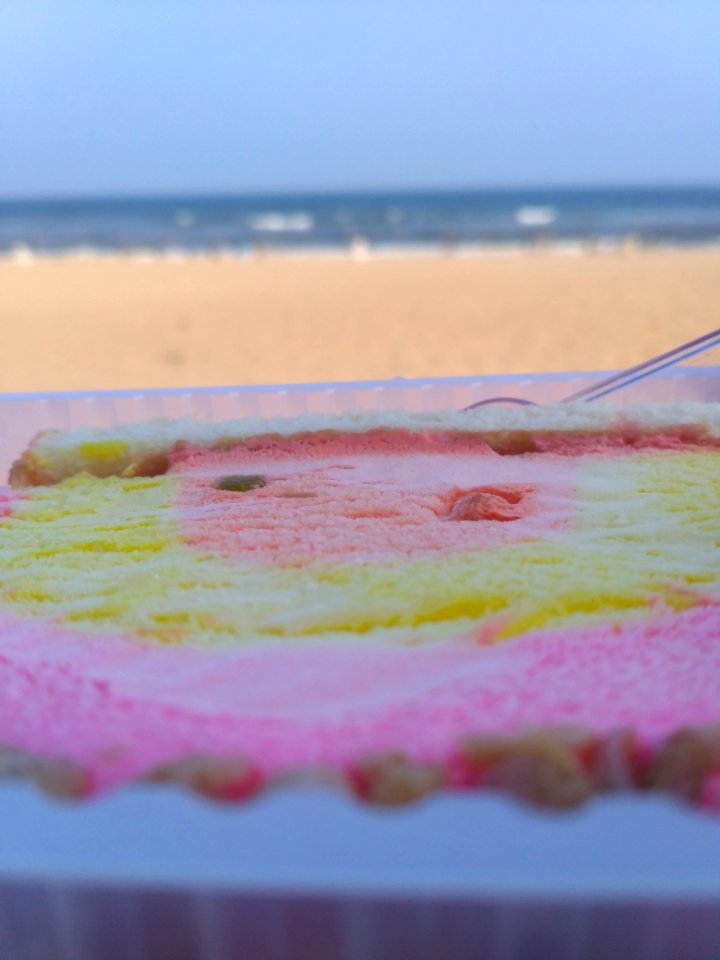 Pink, Sea, Water, Sand