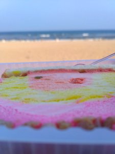 Pink, Sea, Water, Sand
