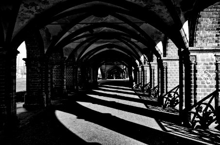 Arch, Black And White, Monochrome Photography, Infrastructure photo