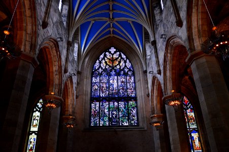 Stained Glass, Cathedral, Place Of Worship, Chapel photo