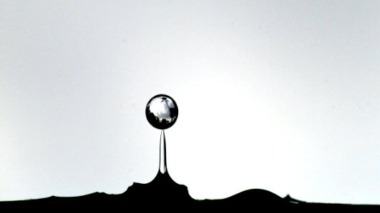 Black And White, Sky, Water, Font