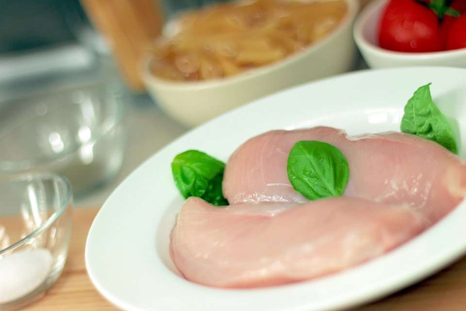 Pink chicken ingredient
