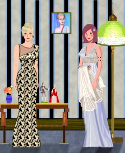 Dress, Gown, Fashion, Fashion Model