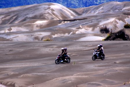 Sand, Motorcycle, Landscape, Vehicle