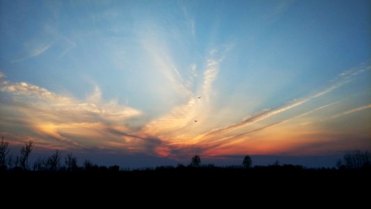 Sky, Atmosphere, Afterglow, Cloud