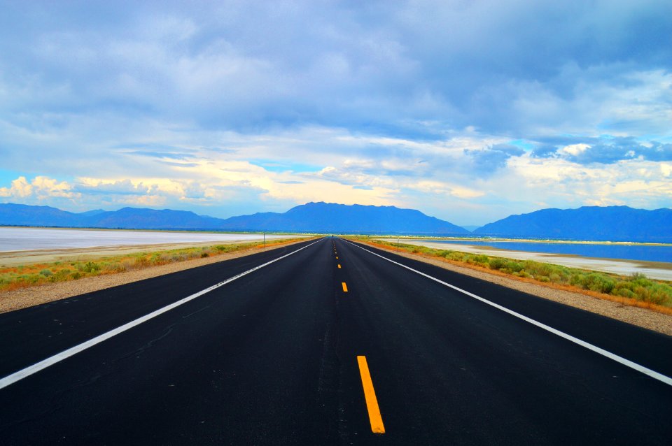 Road, Highway, Sky, Asphalt