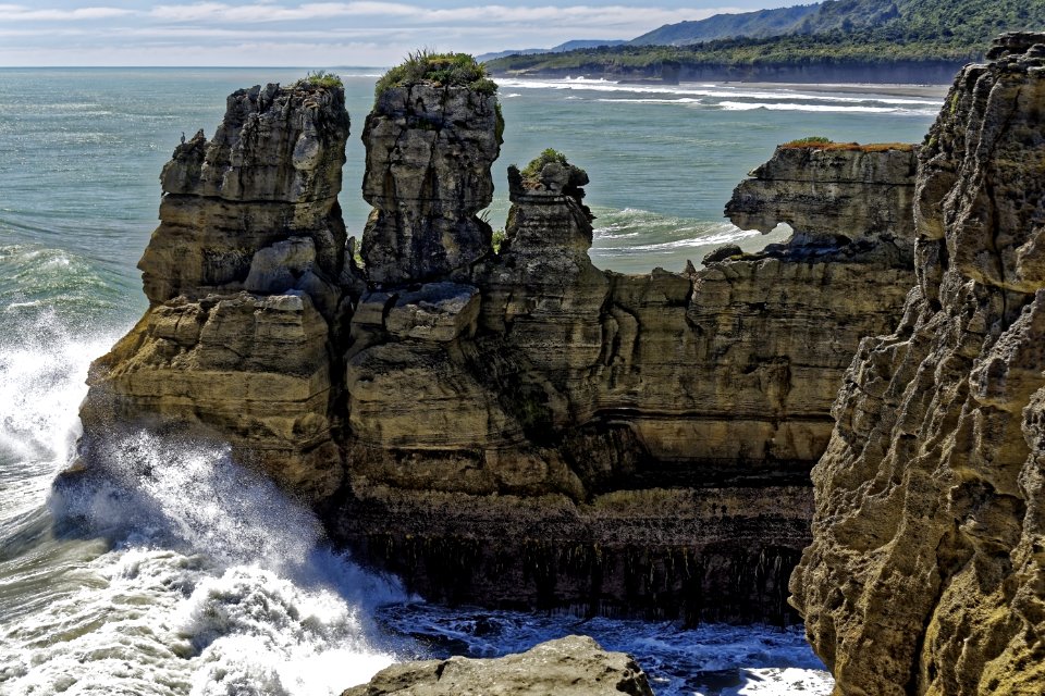 Coast, Rock, Cliff, Promontory