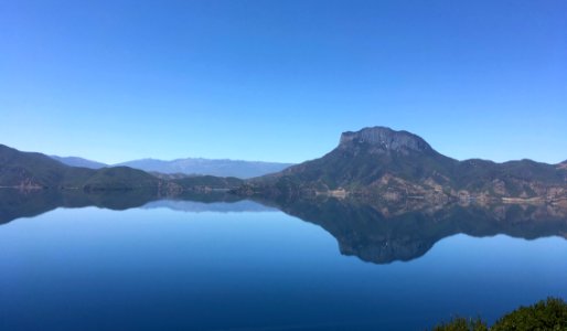 Sky, Lake, Reflection, Mount Scenery