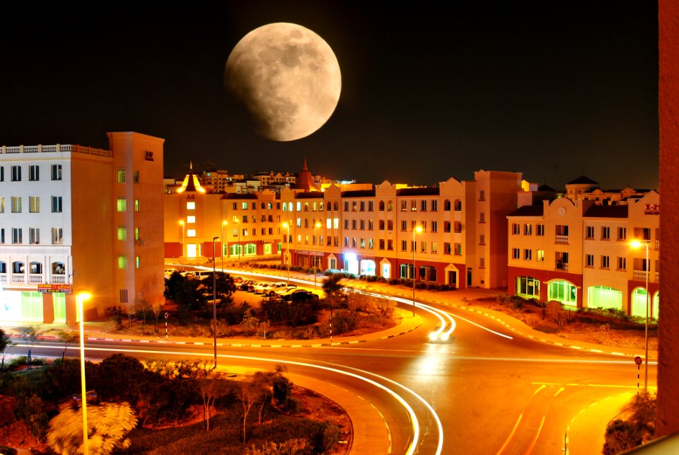 Night, Landmark, Sky, City