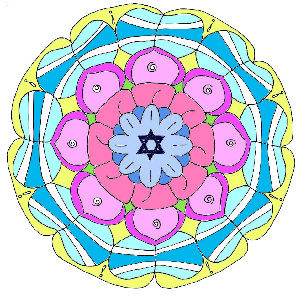 Flower, Circle, Symmetry, Design