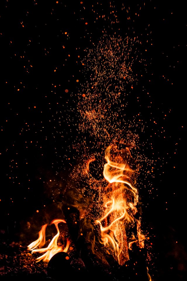 Nature, Flame, Fire, Darkness