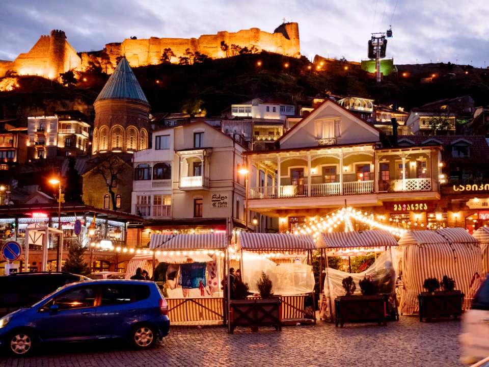 Town, City, Evening, Tourism
