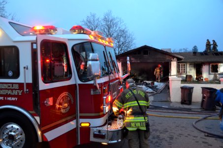 Firefighter, Fire Department, Motor Vehicle, Fire Apparatus photo