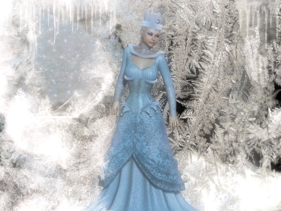 Dress, Freezing, Gown, Girl