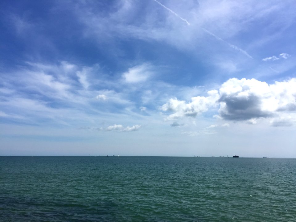 Sky, Sea, Horizon, Cloud