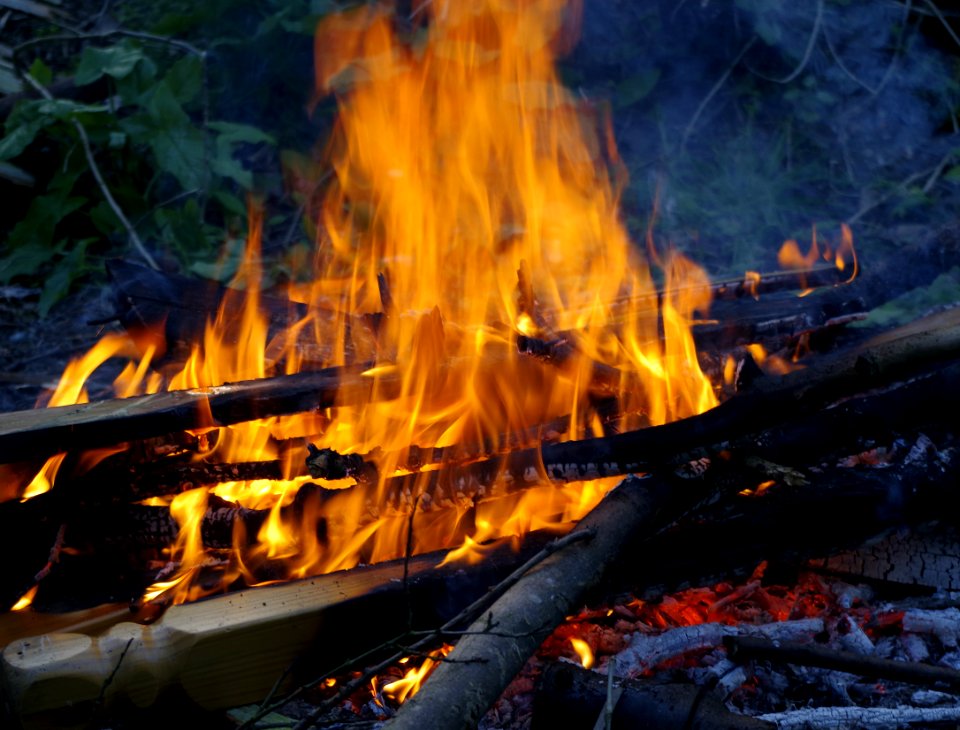 Campfire, Fire, Geological Phenomenon, Flame