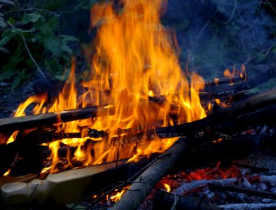 Campfire, Fire, Geological Phenomenon, Flame photo