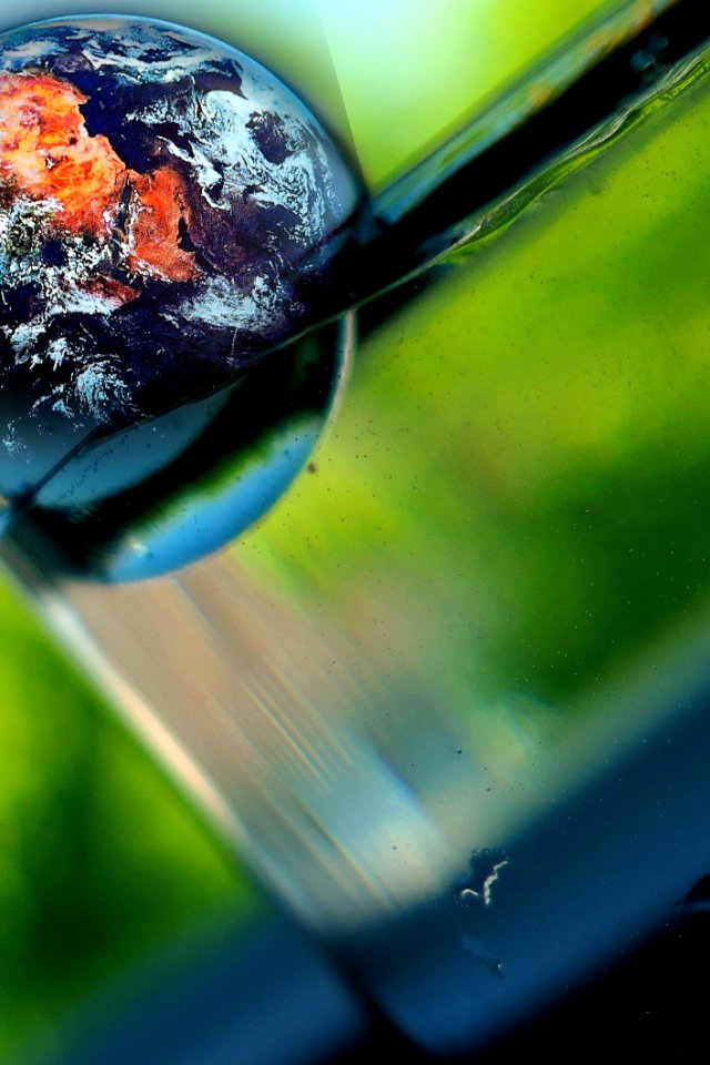 Water, Green, Drop, Macro Photography