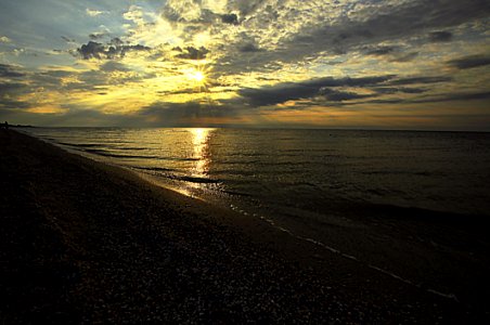Horizon, Sky, Sea, Shore