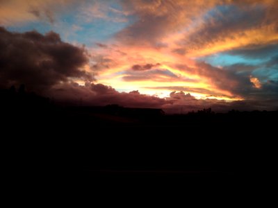 Sky, Horizon, Afterglow, Sunset photo