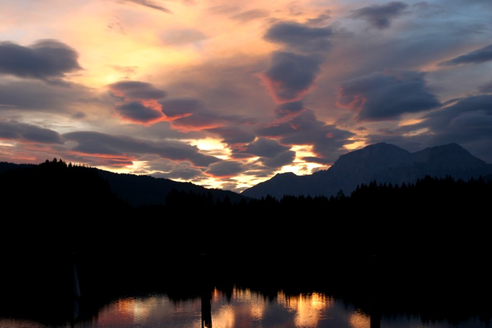 Sky, Reflection, Nature, Loch photo